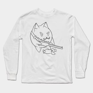 A cat with a gun. Long Sleeve T-Shirt